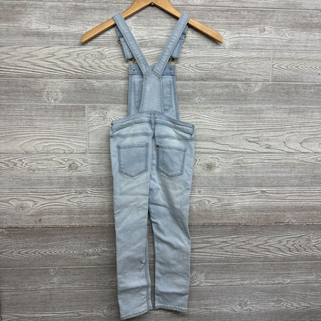 Denim Overalls Ruffle Pockets 5-6