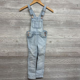 Denim Overalls Ruffle Pockets 5-6