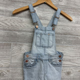 Denim Overalls Ruffle Pockets 5-6