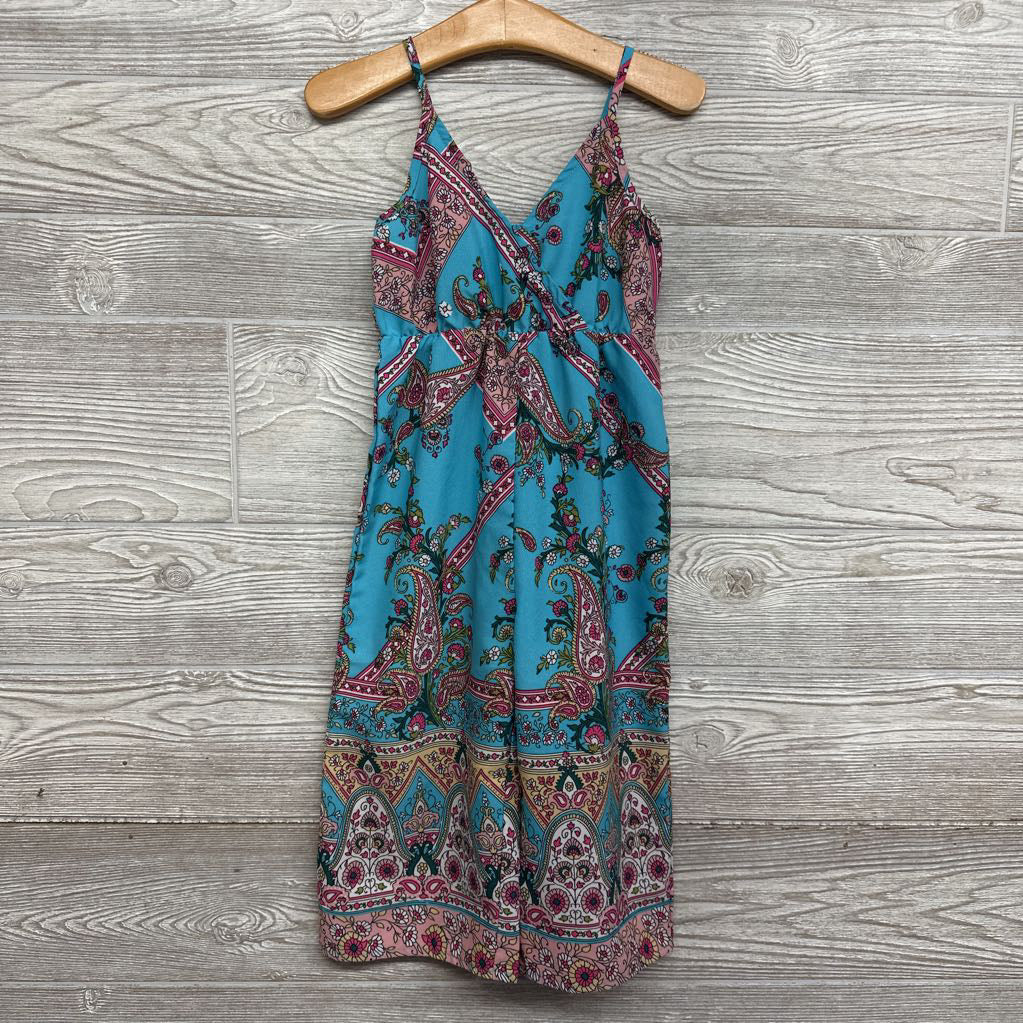 Tank Wide Leg Romper Flowers 3-4