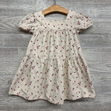 Cord Dress Berries 3T