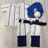 NEW NY Yankees Newborn Photoshoot Outfit NB-6M