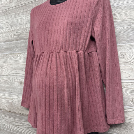 LS Ribbed Hacci Blouse Large