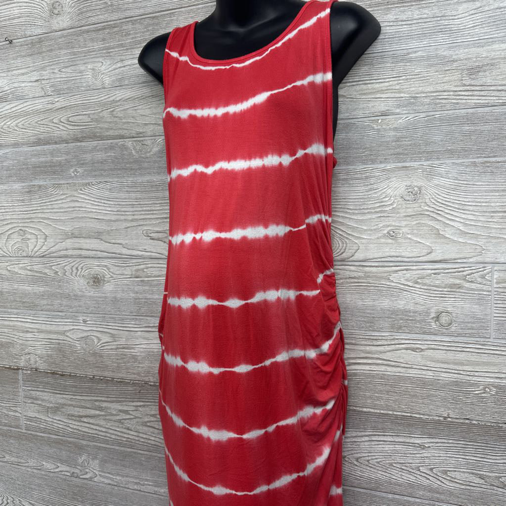 Ruched Tank Dress Tie Dye Medium