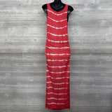 Ruched Tank Dress Tie Dye Medium