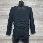 LS Ruched Square Neck Shirt Medium*