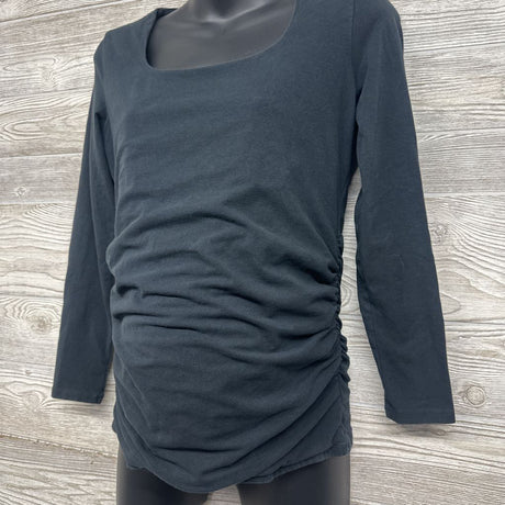 LS Ruched Square Neck Shirt Medium*