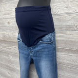 Full Panel Skinny Jeans Cross Over Frayed 29/Medium