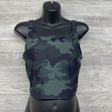 Powersoft Active Cropped Nursing Cami Camo Large