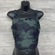 Powersoft Active Cropped Nursing Cami Camo Large