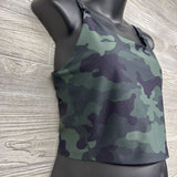 Powersoft Active Cropped Nursing Cami Camo Large