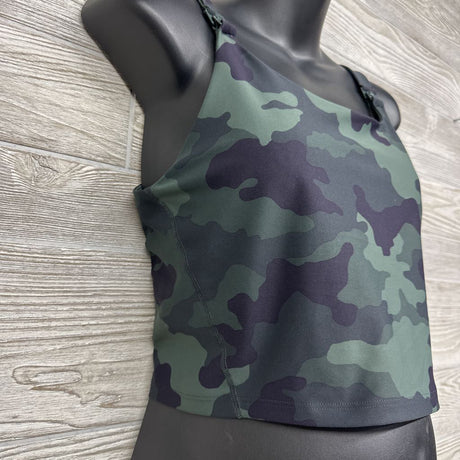 Powersoft Active Cropped Nursing Cami Camo Large