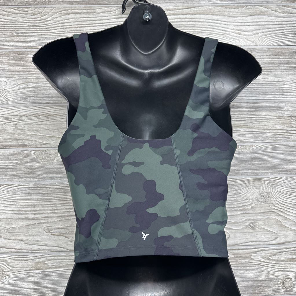 Powersoft Active Cropped Nursing Cami Camo Large