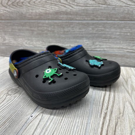 Fleece Lined Clog Shoes W/ 4 Monster Inc Charms