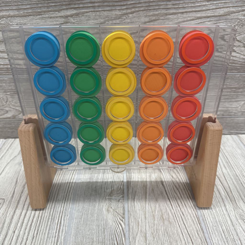Wooden Drop & Match Dot Catcher