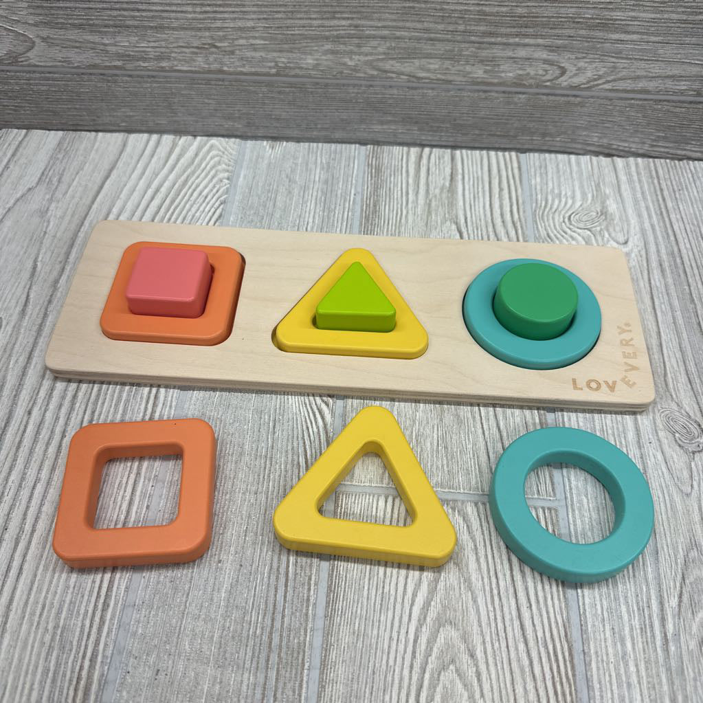 Wooden Geo Shapes Puzzle