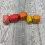 Solid Wood Stacking Boulders