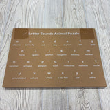 NEW Letter Sounds Animal Puzzle