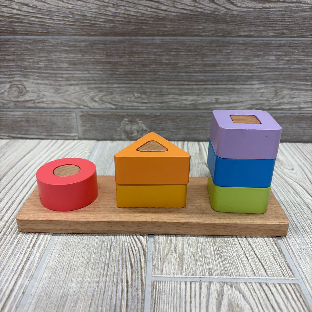 Wooden Stacking Shape Puzzle
