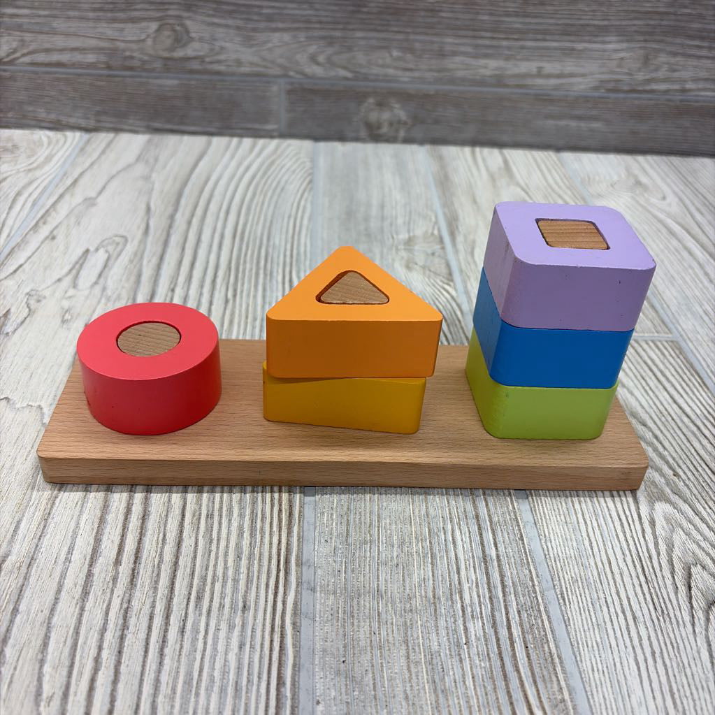 Wooden Stacking Shape Puzzle