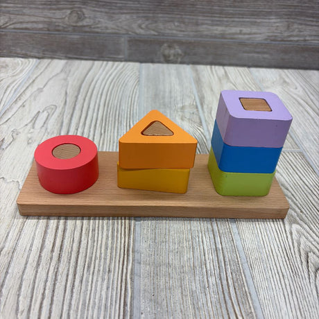 Wooden Stacking Shape Puzzle