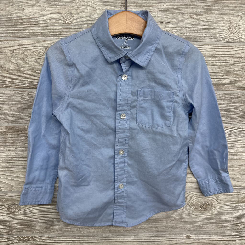 Oxford Button Up Dress Shirt 3t