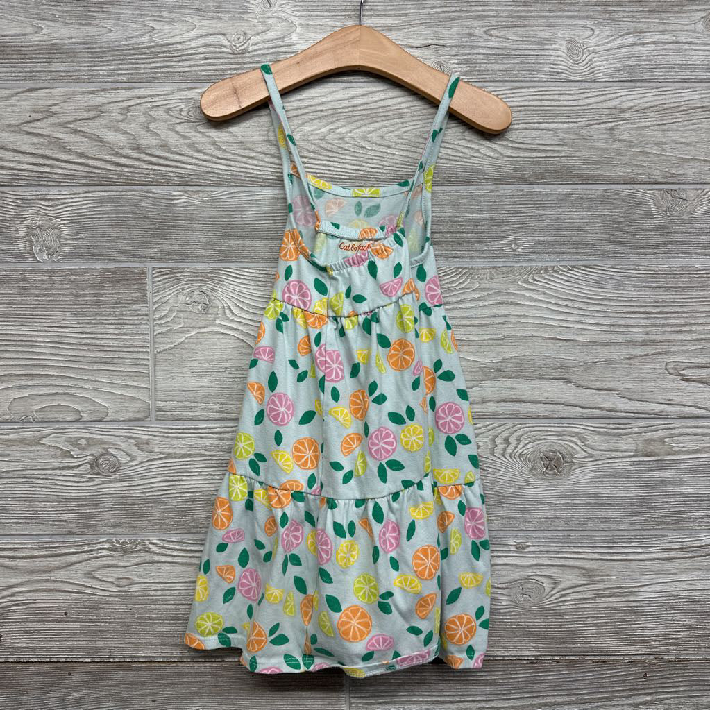 Tiered Sleeveless Dress Fruit 5t