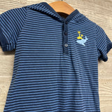 Shorty Romper W/ Hood Whale 18M
