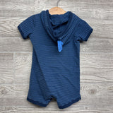 Shorty Romper W/ Hood Whale 18M