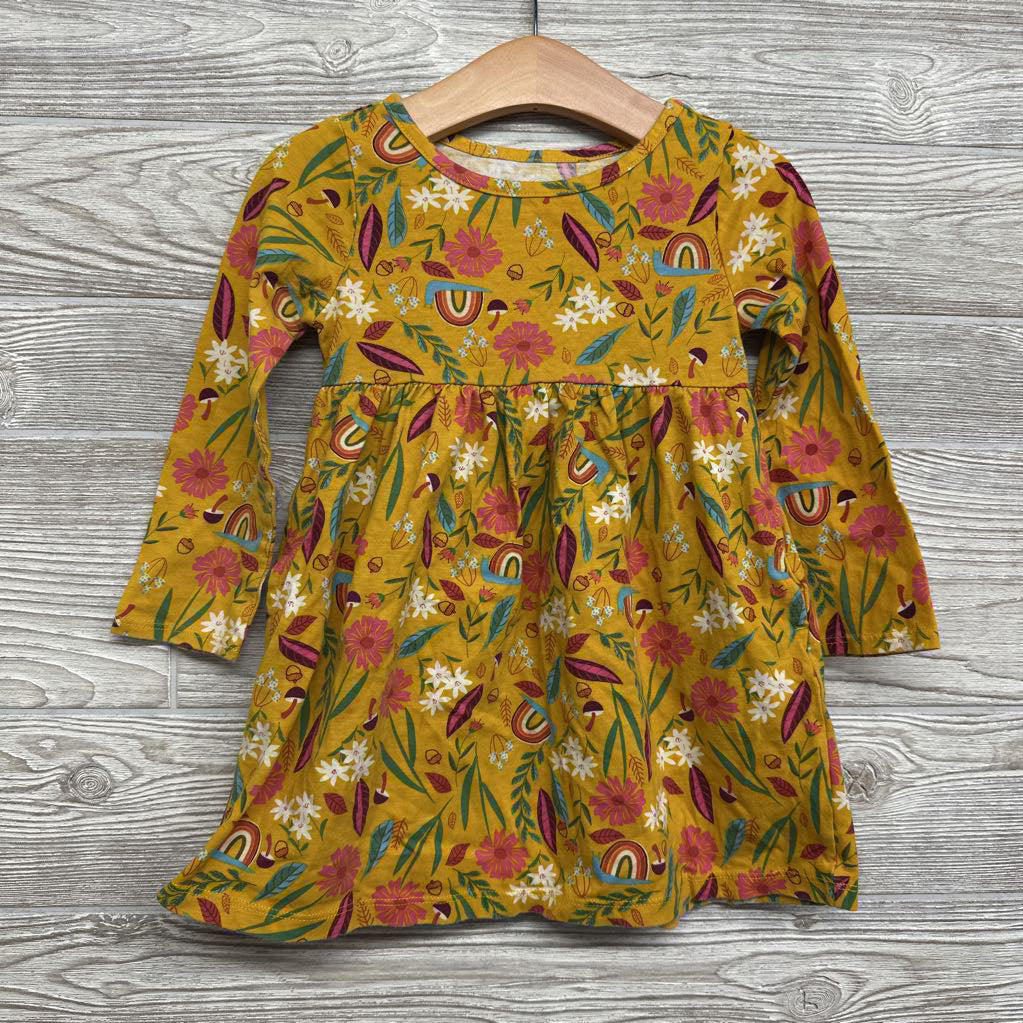 LS Dress Flowers 3t