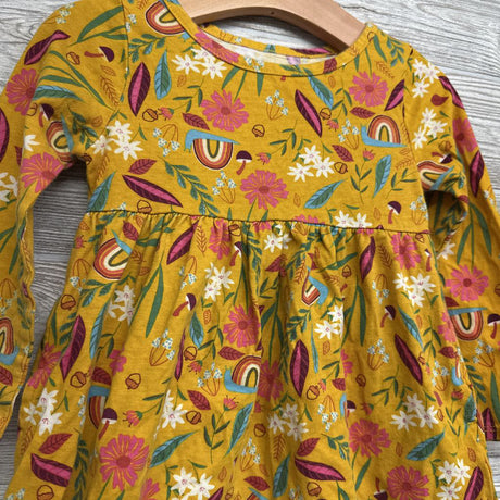 LS Dress Flowers 3t