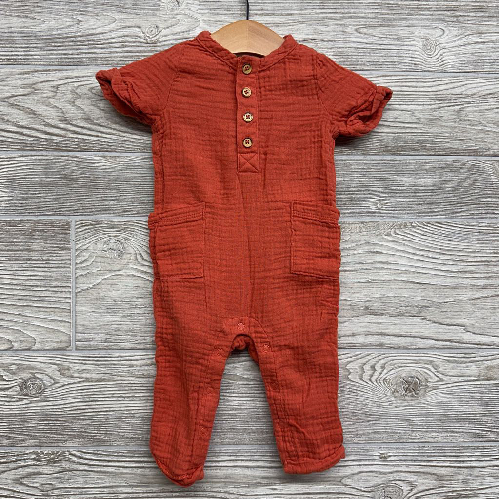 Muslin Outfit Pockets 3-6M