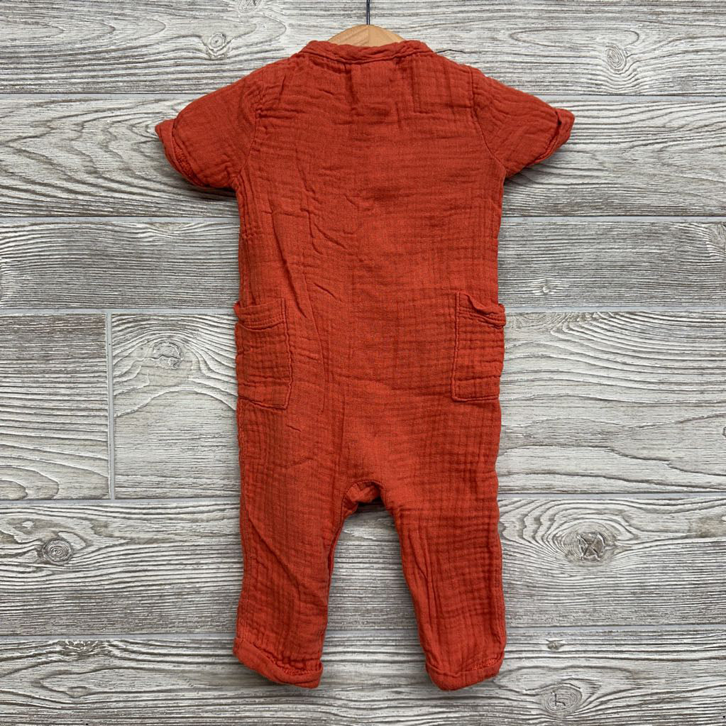 Muslin Outfit Pockets 3-6M