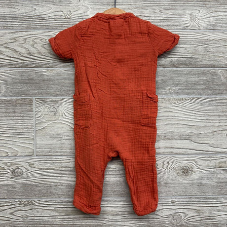 Muslin Outfit Pockets 3-6M