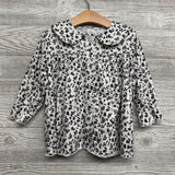 Button Up Collar Dress Flowers 18-24M