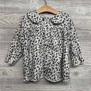 Button Up Collar Dress Flowers 18-24M