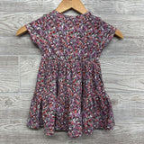 Peplum Dress Flowers 3t