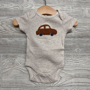 4 Pk Bodysuit Cars 0-3M