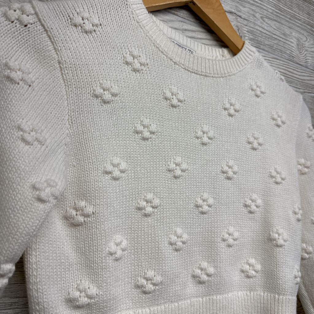 Sweater Embossed Flowers 6-7