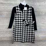 NEW Houndstooth Sweater Jumper, Ribbed LS Shirt & Socks 5-6