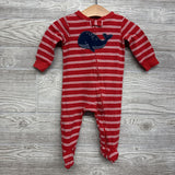 Sleeper Stripes Whale 3-6M