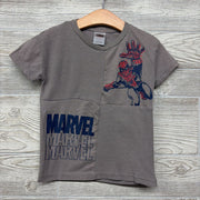 Shirt Waffle Knit Square Spider-man 4t