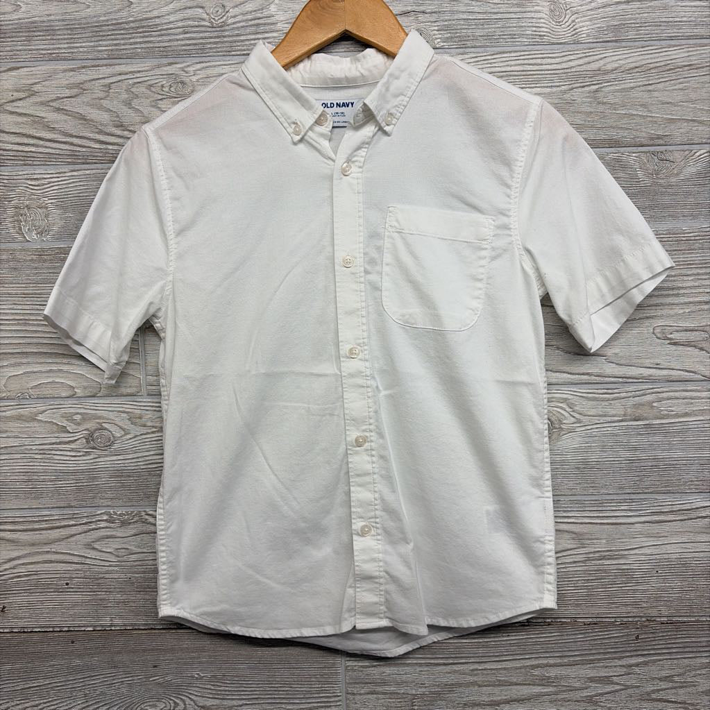 Oxford Button Up SS Shirt 10-12