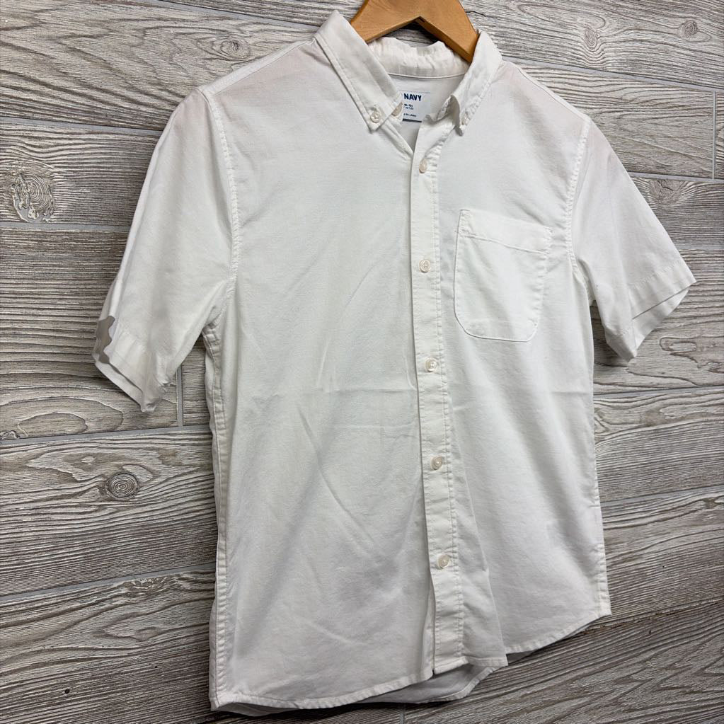 Oxford Button Up SS Shirt 10-12