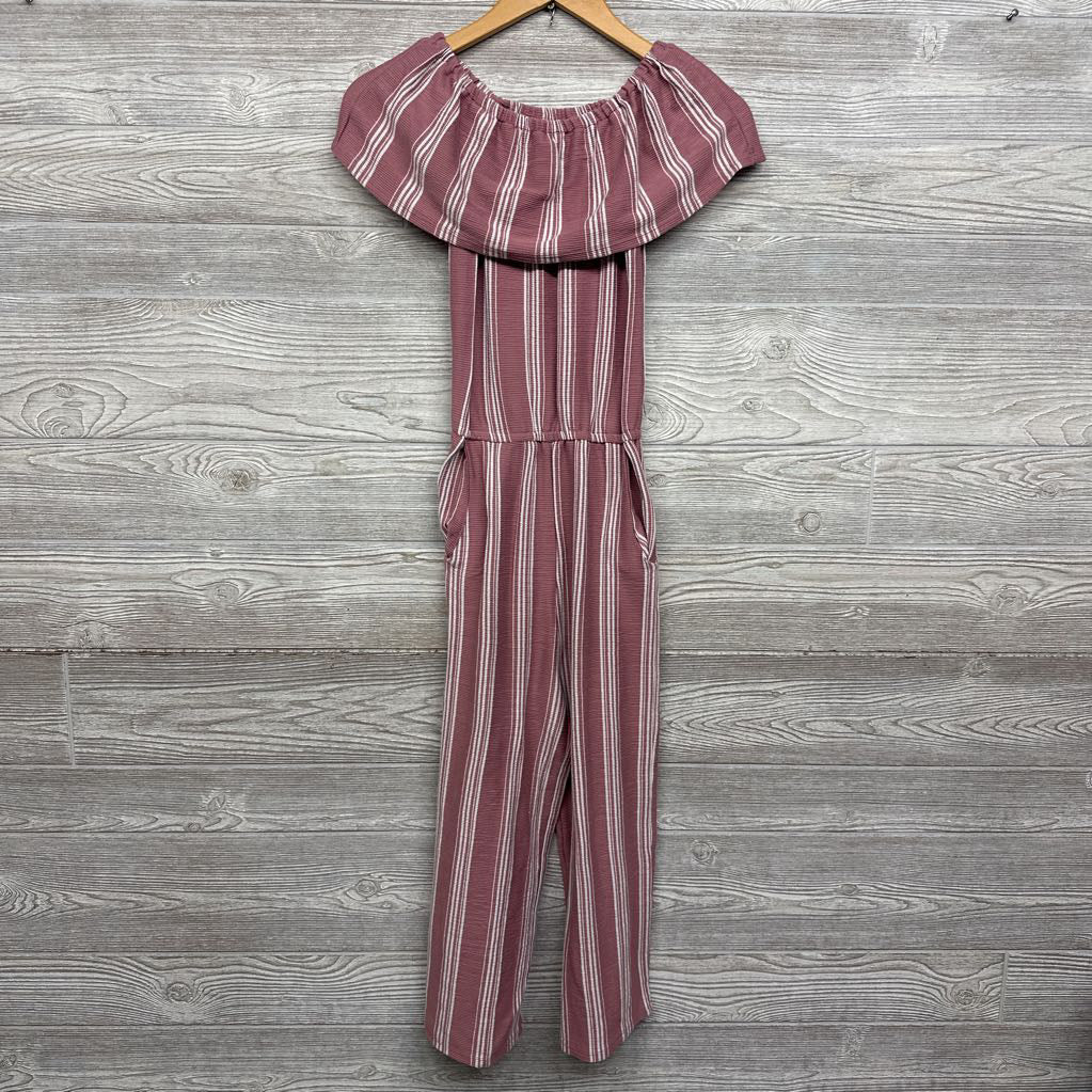 Off The Shoulder Romper Stripes 8