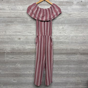 Off The Shoulder Romper Stripes 8