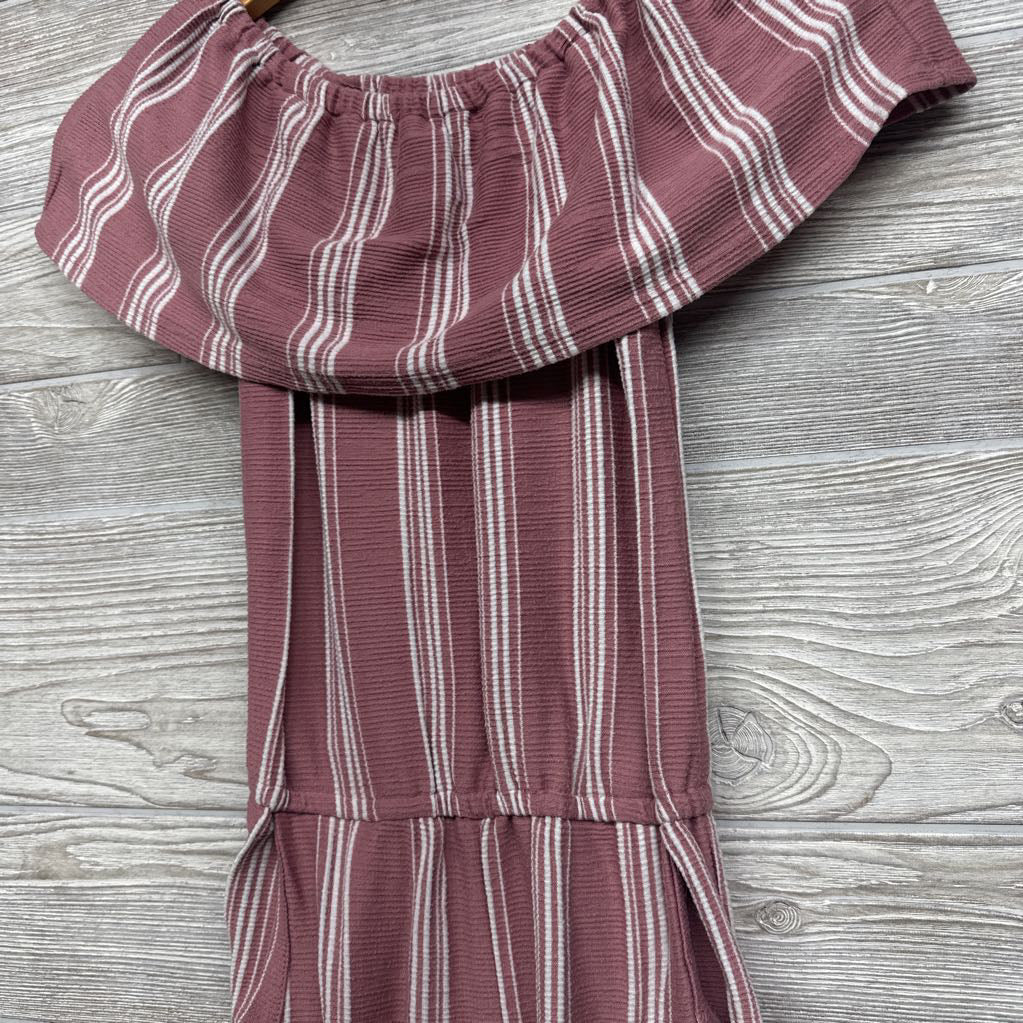 Off The Shoulder Romper Stripes 8