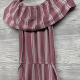 Off The Shoulder Romper Stripes 8