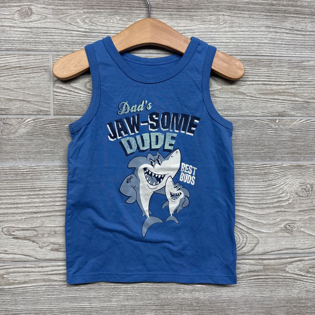 Tank Top Dad's Jaw-some Dude 3t