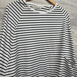 Nursing Poncho Stripes